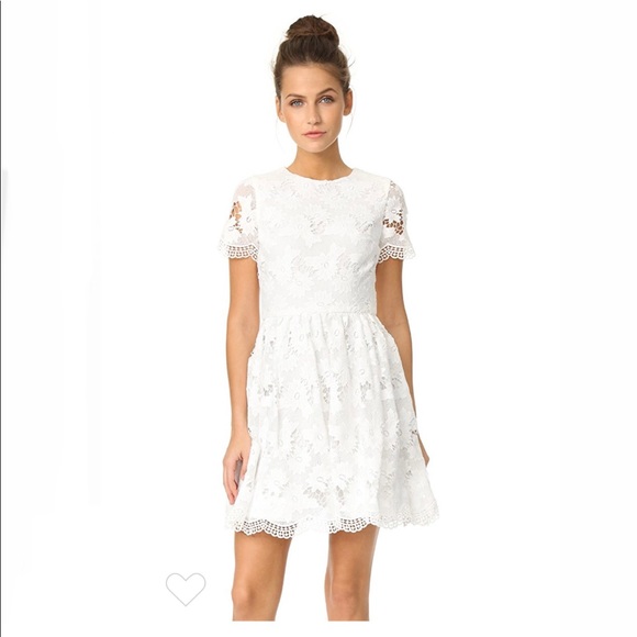 Alice + Olivia Karen Lace Mini Dress size 0 - Picture 1 of 6